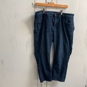 Loft curvy crop jeans